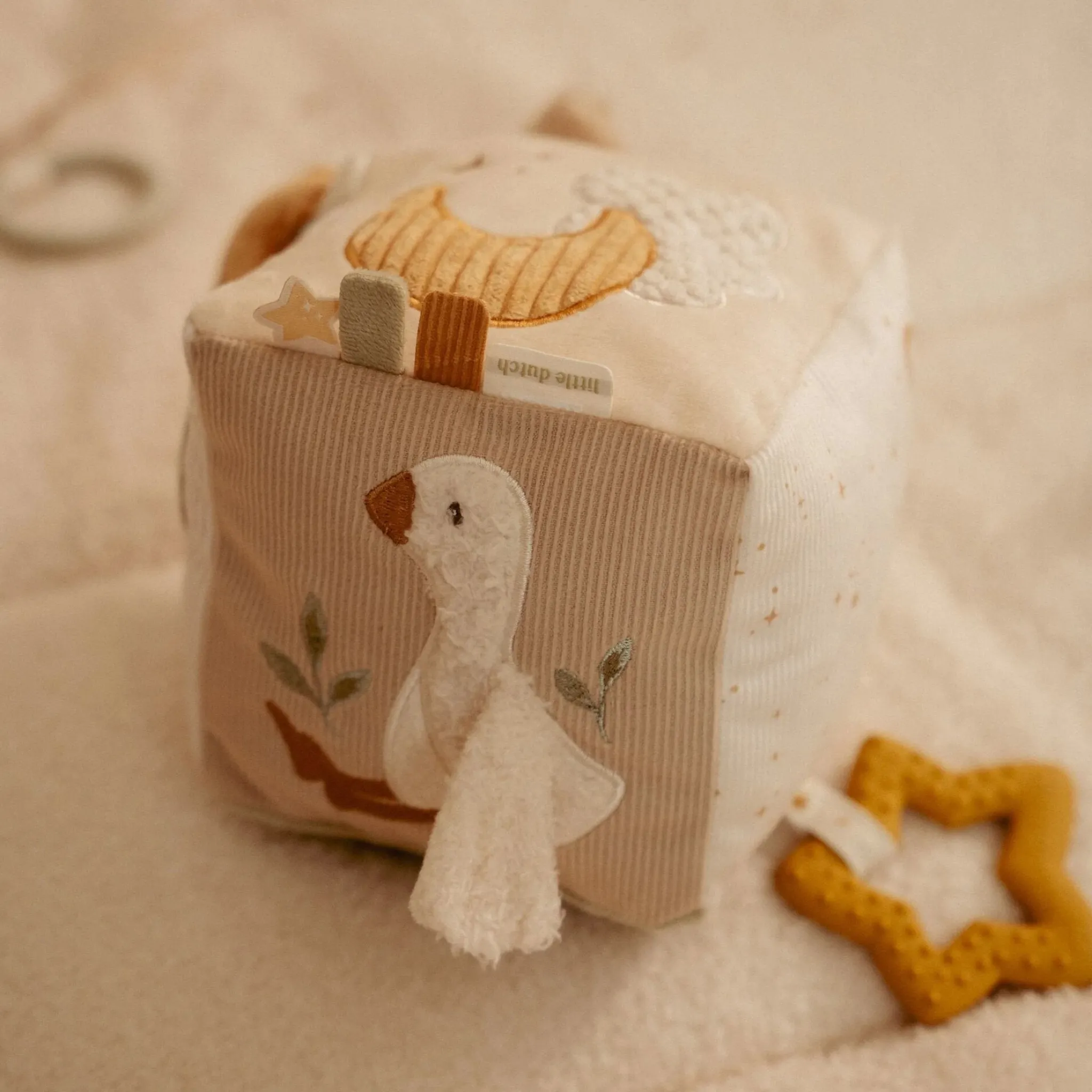 Little Dutch Activity Cube - Beige - Newborn Naturals Online