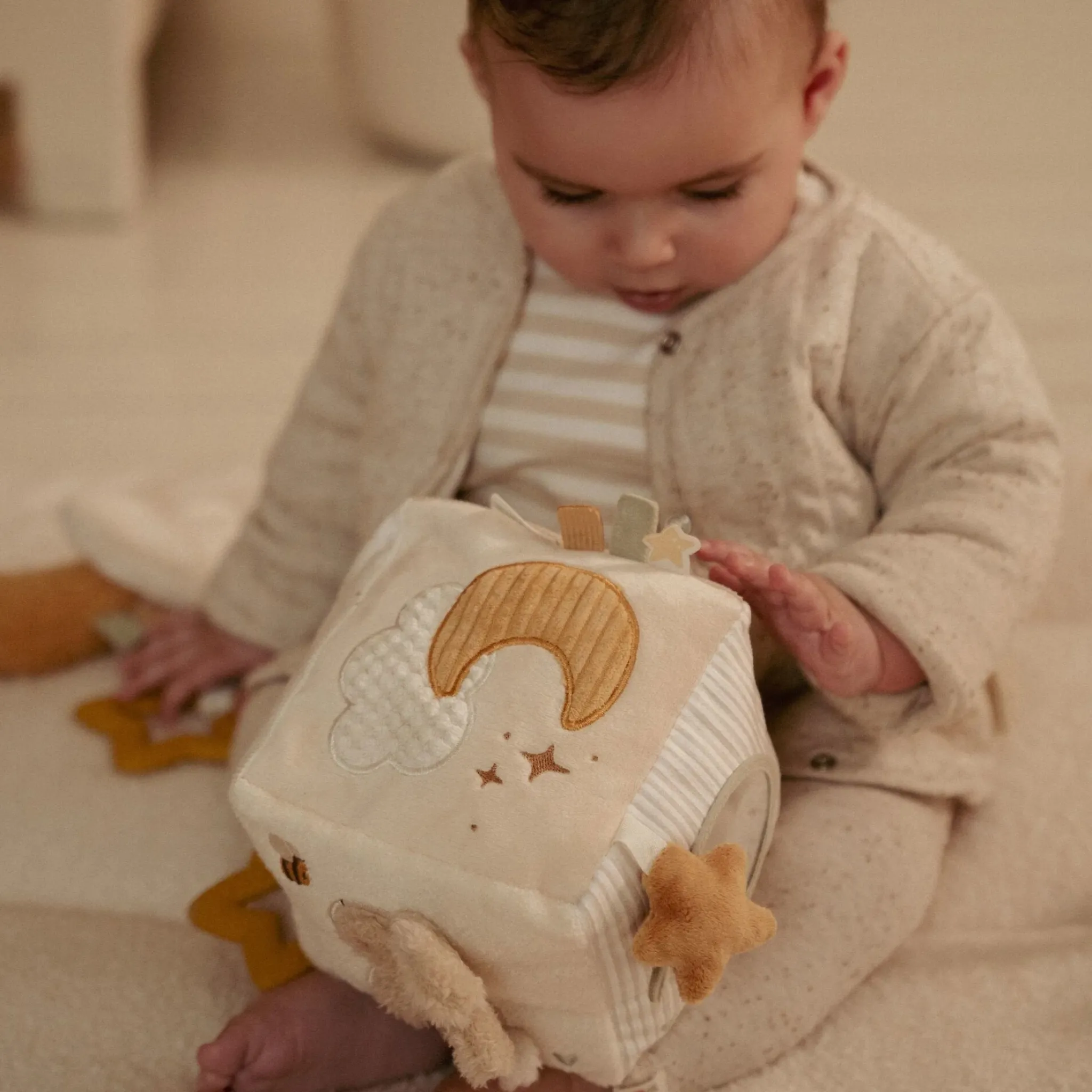 Little Dutch Activity Cube - Beige - Newborn Naturals Online