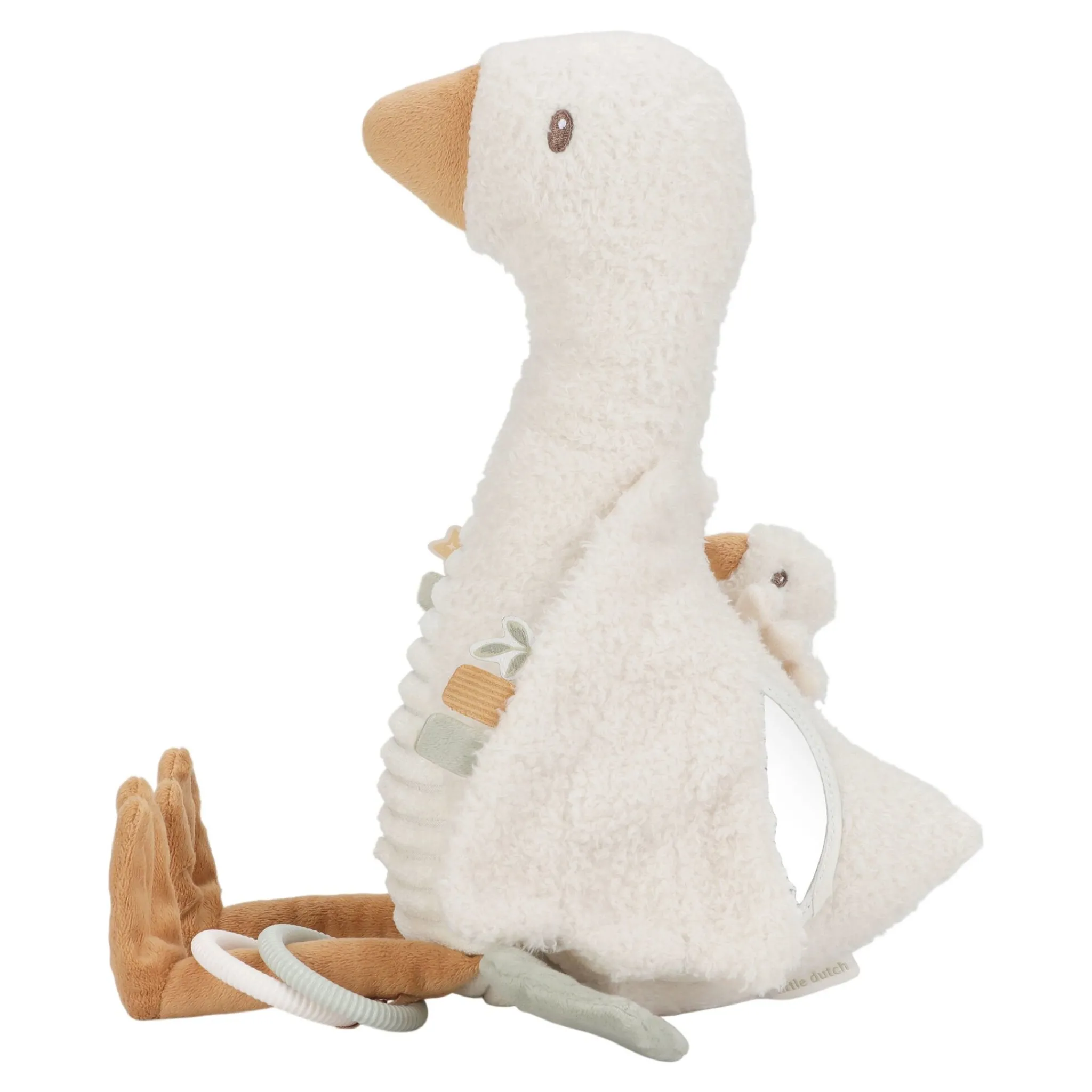 Little Dutch Activity Cuddle Goose - White - Little Goose Discount