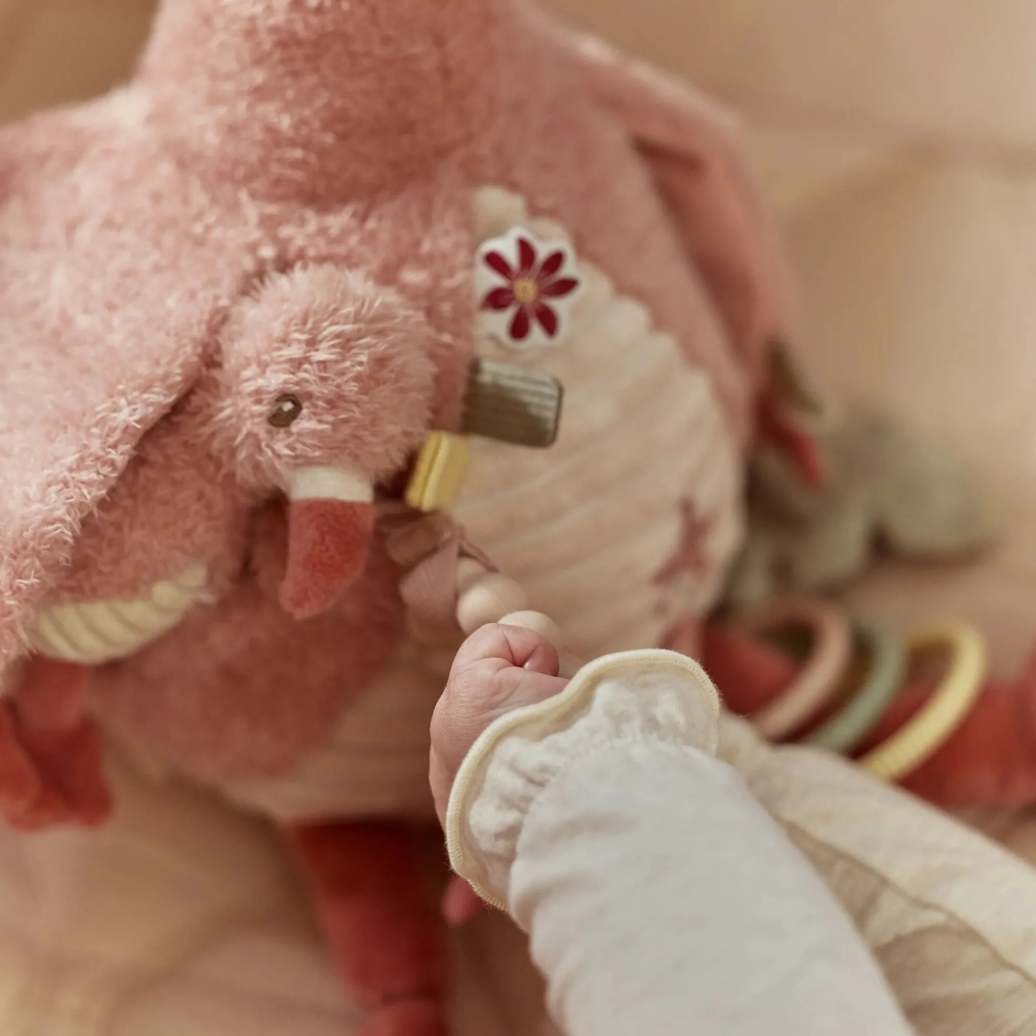 Little Dutch Activity cuddly toy Flamingo - Pink Discount