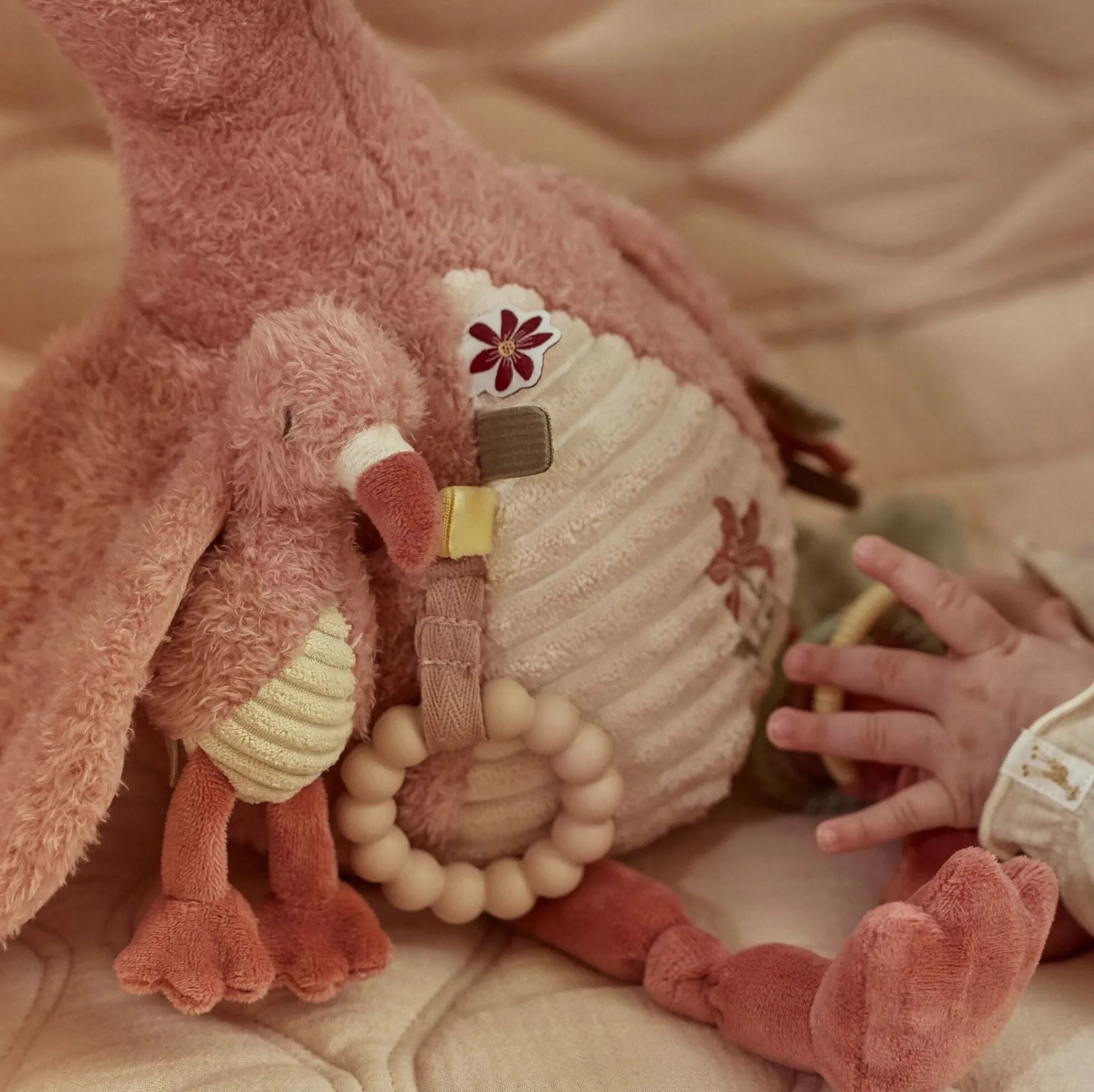 Little Dutch Activity cuddly toy Flamingo - Pink Discount