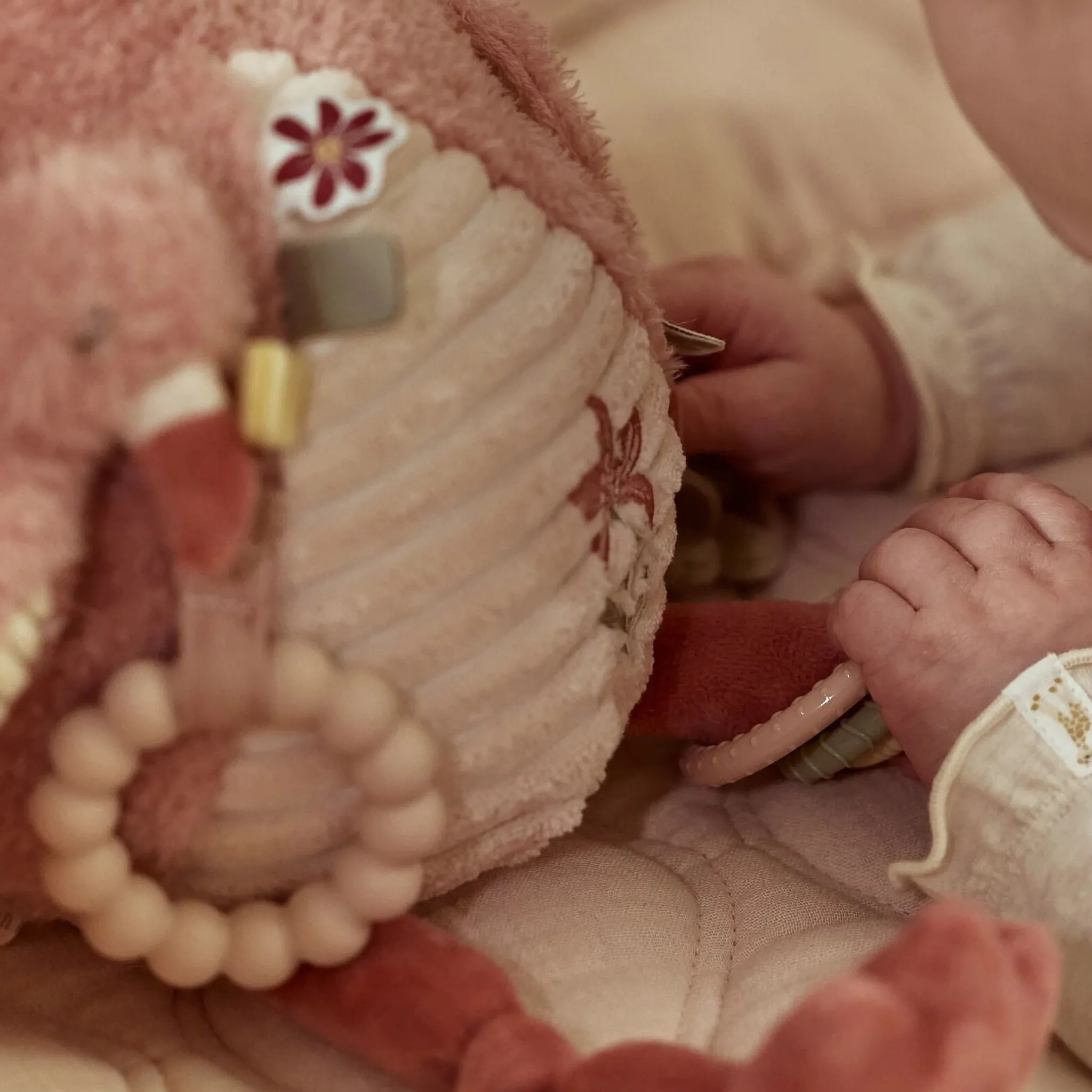 Little Dutch Activity cuddly toy Flamingo - Pink Discount