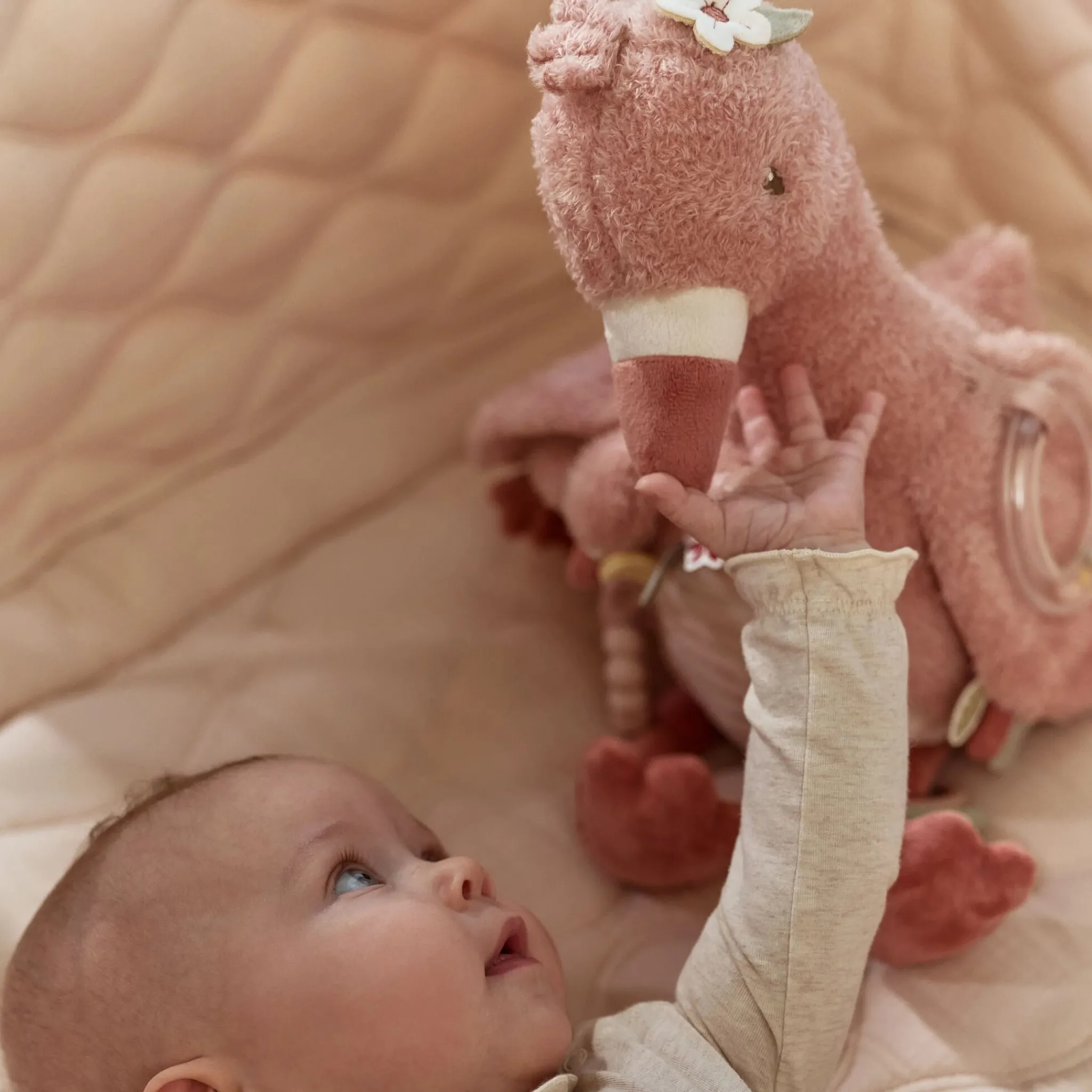 Little Dutch Activity cuddly toy Flamingo - Pink Discount