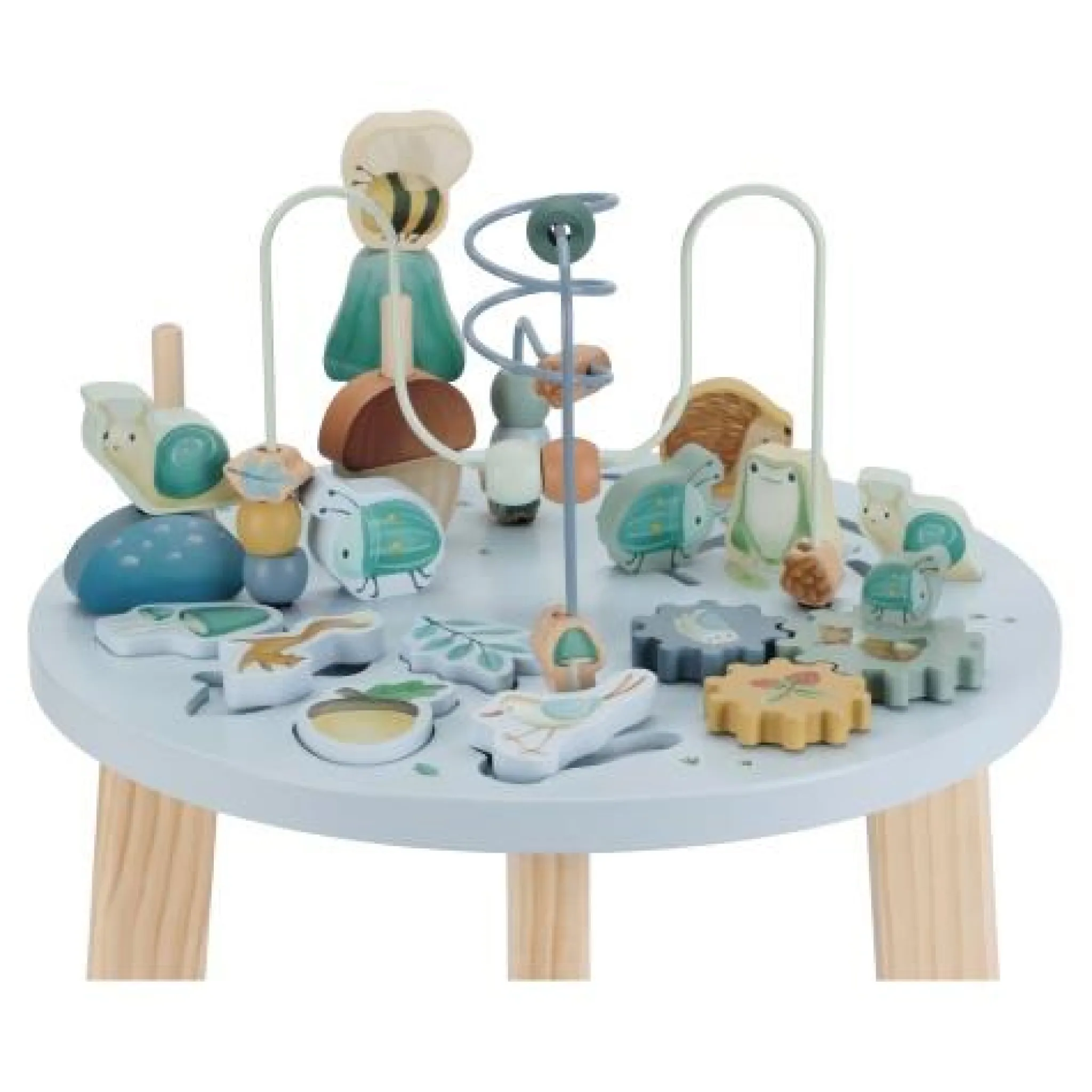 Little Dutch Activity table - Blue - Forest Friends Best