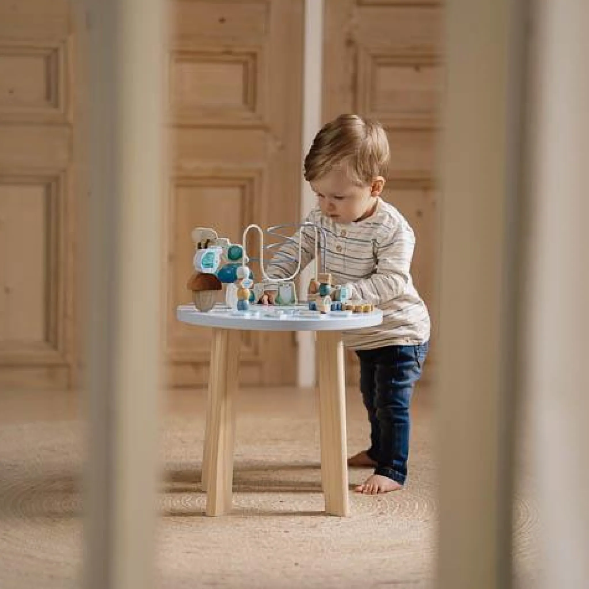 Little Dutch Activity table - Blue - Forest Friends Best
