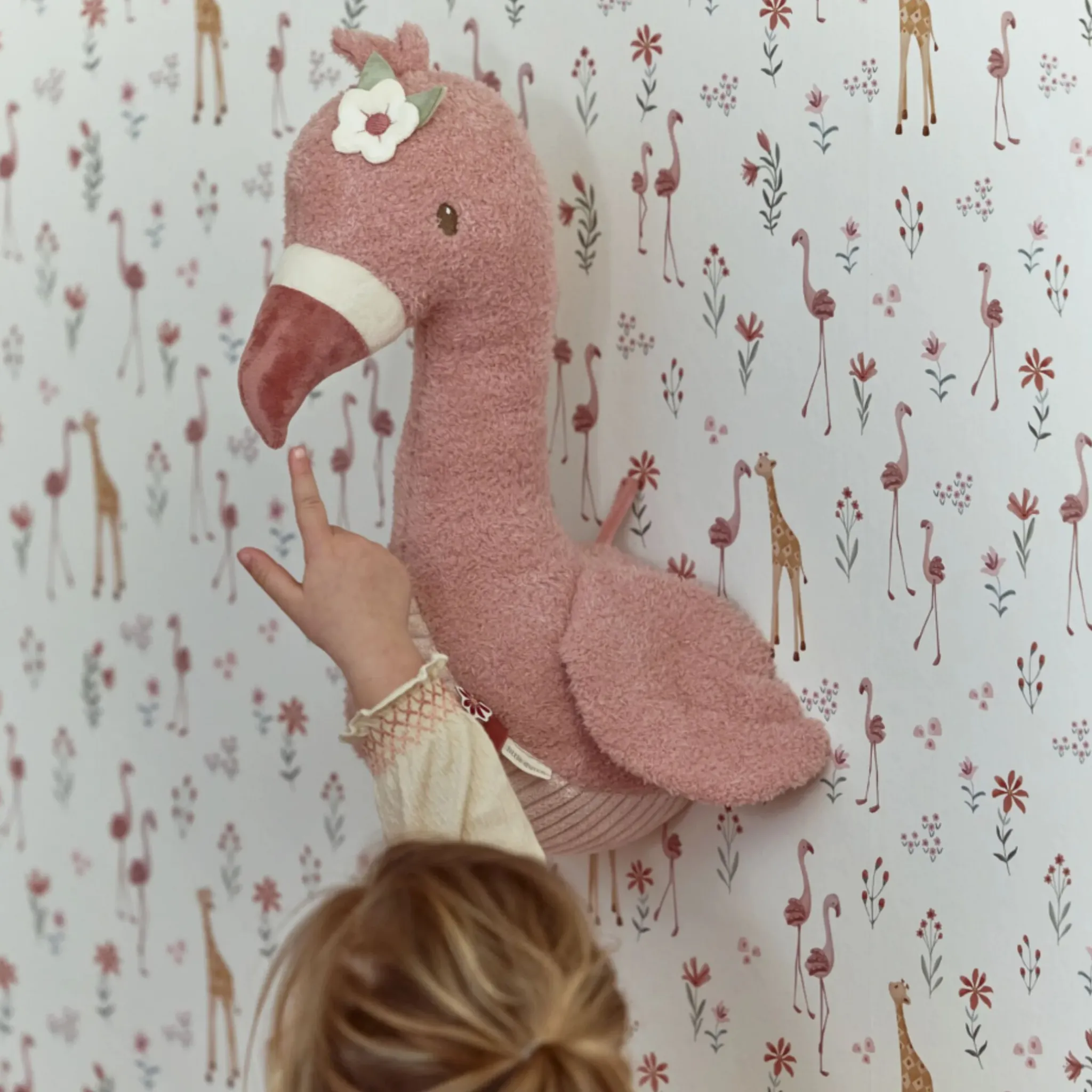 Little Dutch Animal head Flamingo - Pink