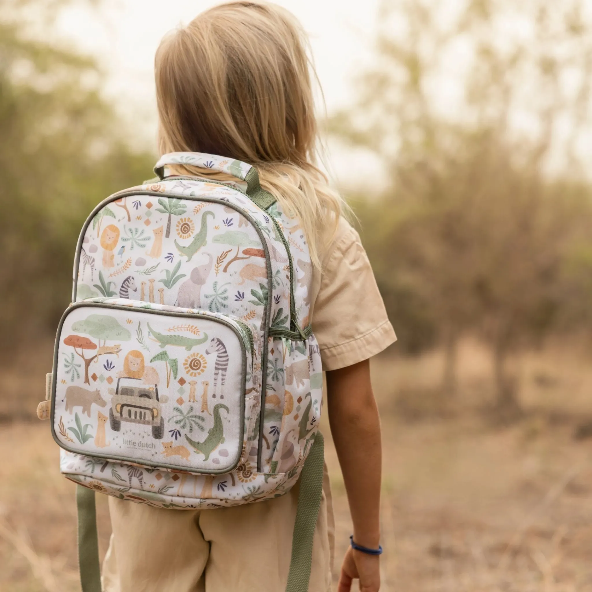 Little Dutch Backpack - White - 35 cm Online