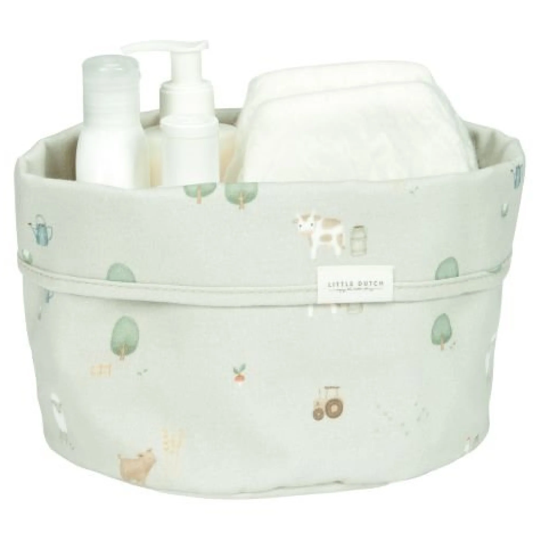Little Dutch Basket round - Green - Little Farm Best