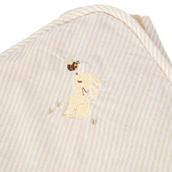 Little Dutch Bath cape - Beige - 75 x 75 - Newborn Naturals - Baby Bunny Outlet