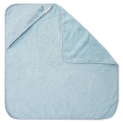 Little Dutch Bath cape - Blue - 75 x 75 - Essentials Clearance