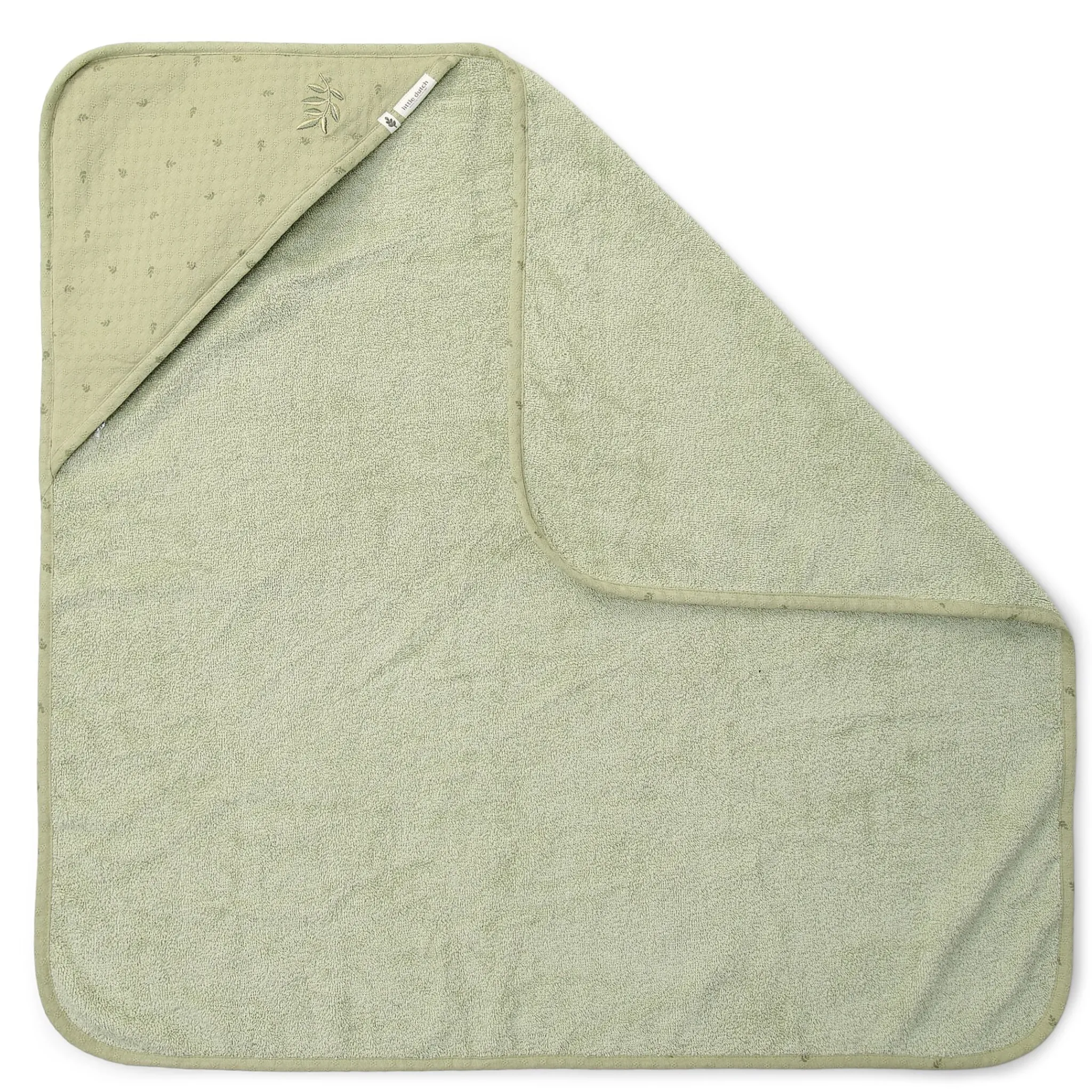 Little Dutch Bath cape - Green - Essentials Outlet
