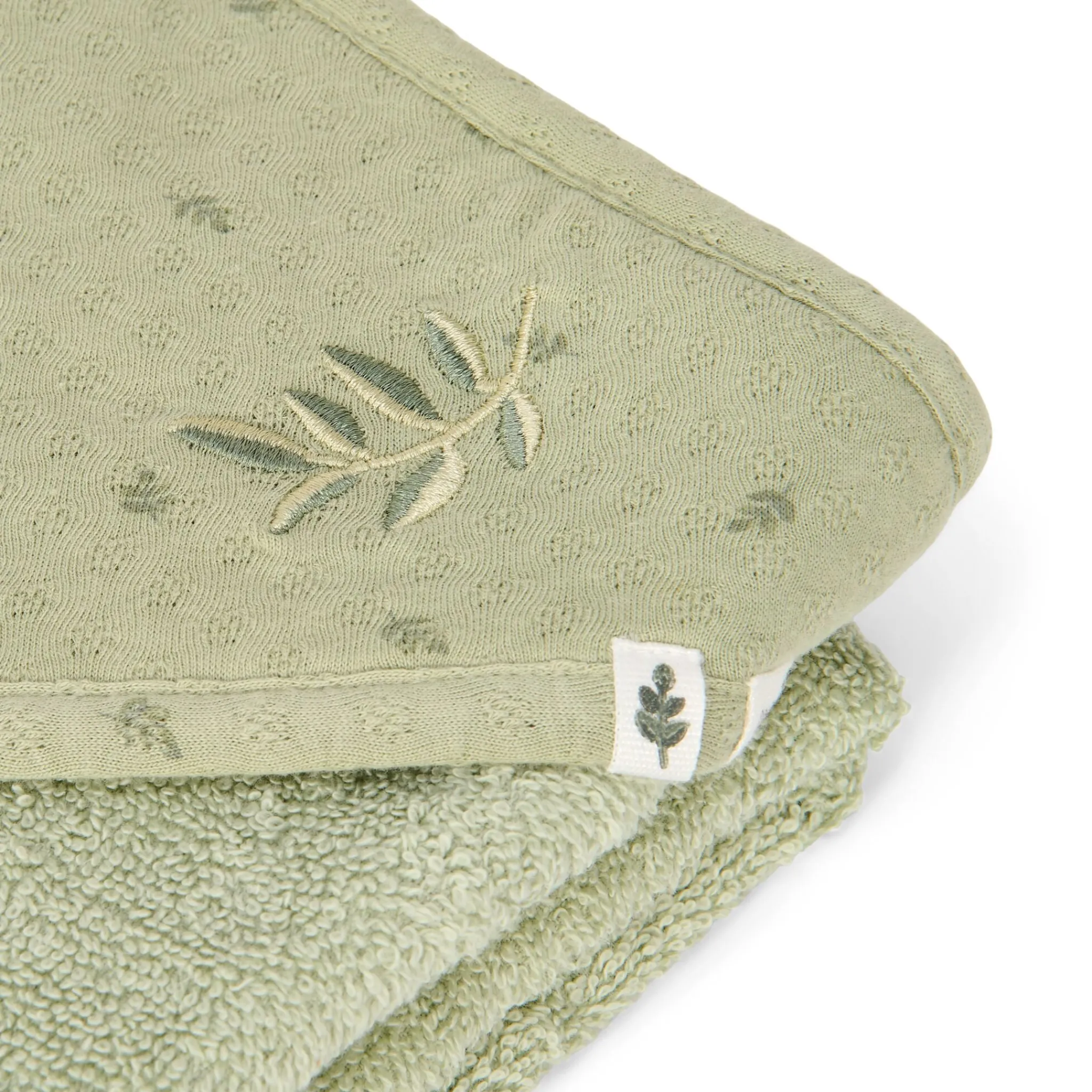 Little Dutch Bath cape - Green - Essentials Outlet