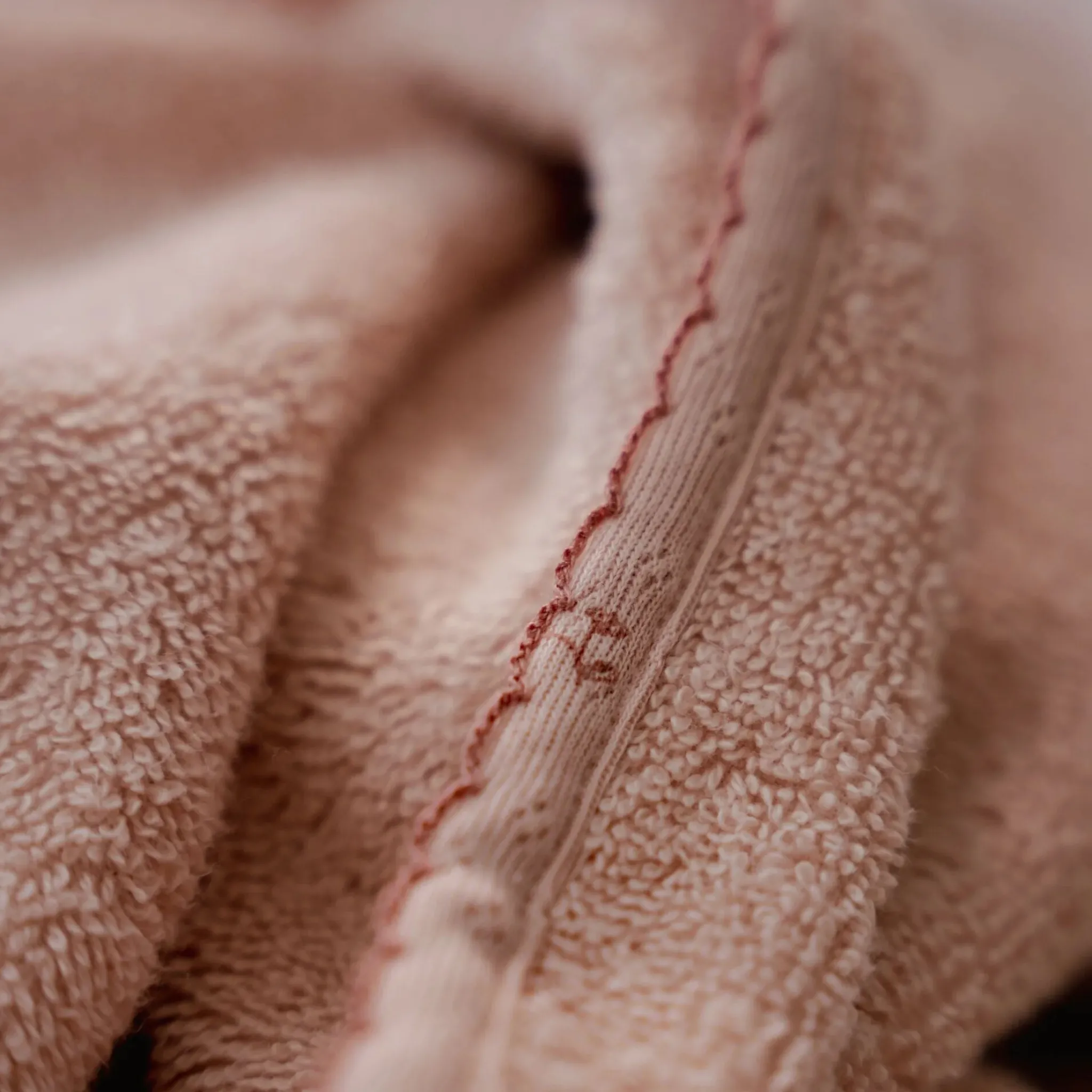 Little Dutch Bath cape - Pink - 75 x 75 - Essentials