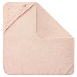 Little Dutch Bath cape - Pink - 100 x 100 - Essentials Outlet