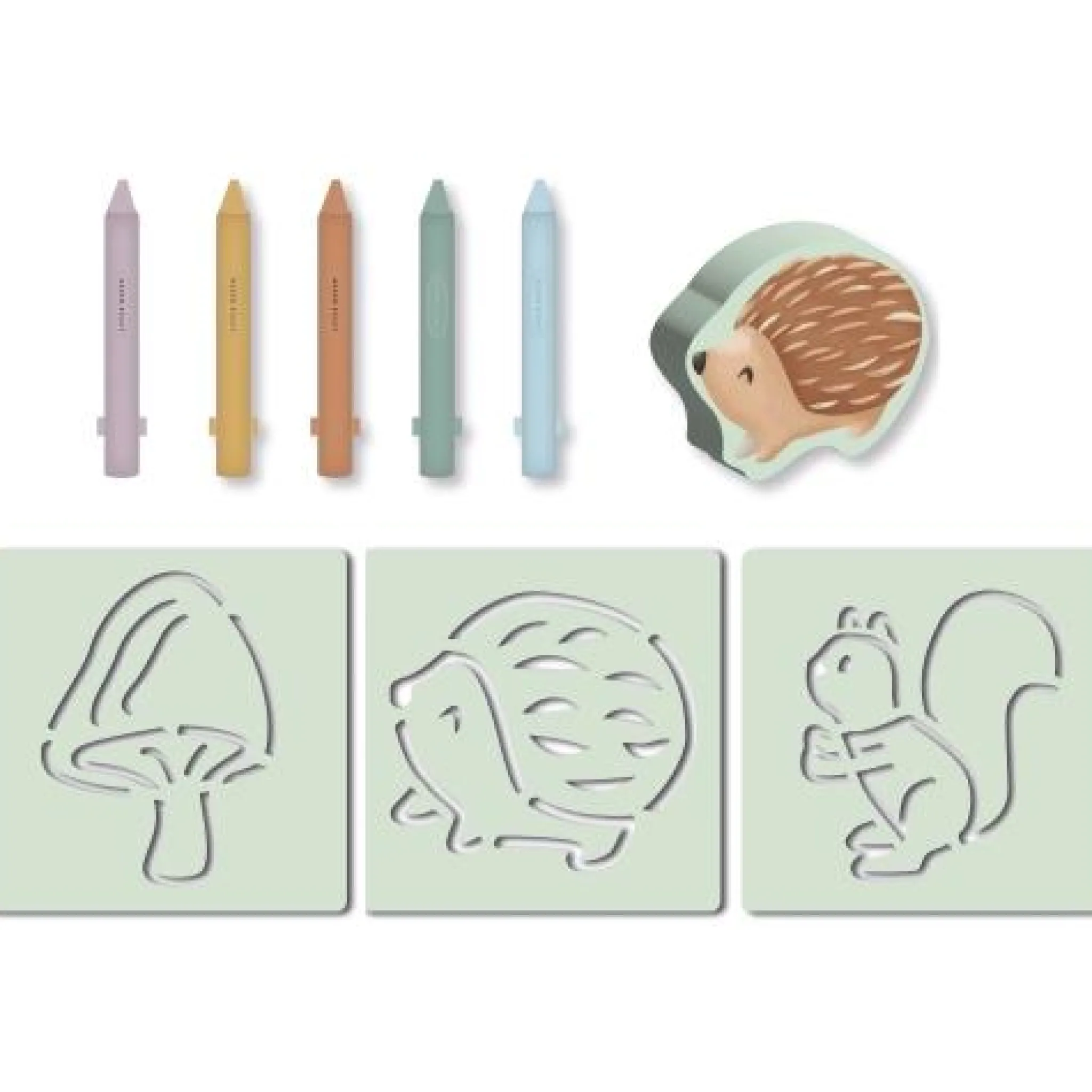 Little Dutch Bath crayons - Multicolored - Forest Friends Discount