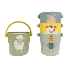 Little Dutch Bath cups - Green - Little Farm Best