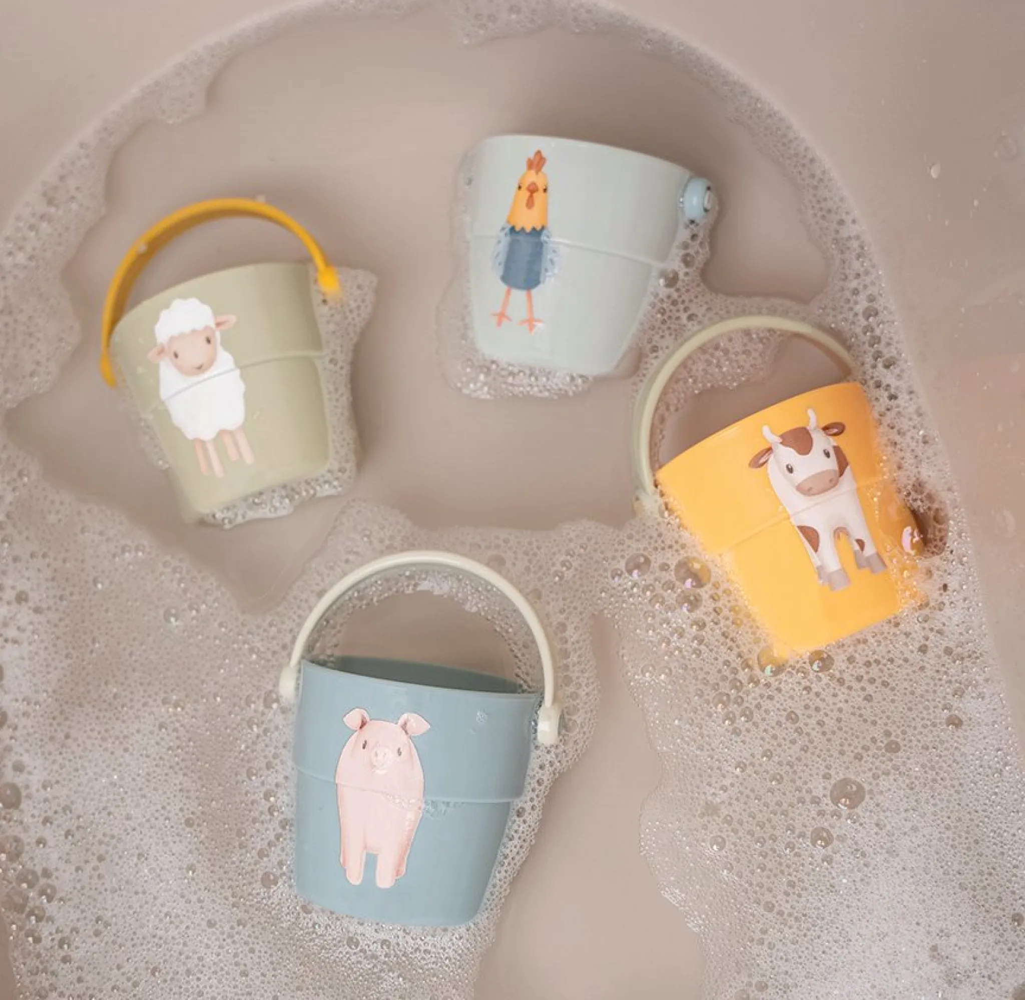 Little Dutch Bath cups - Green - Little Farm Best
