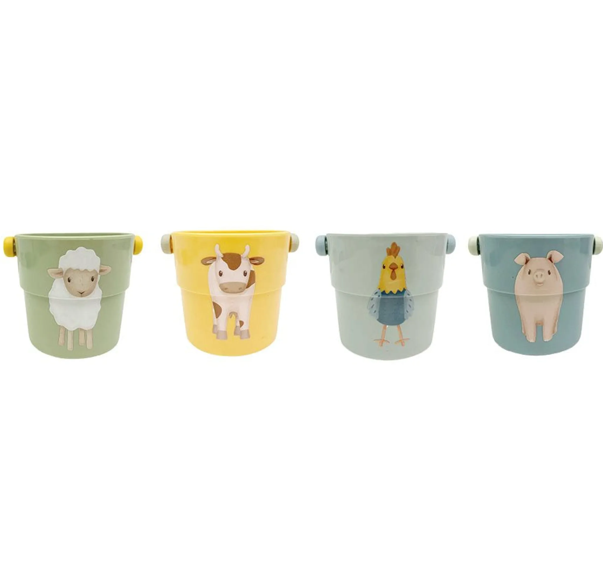 Little Dutch Bath cups - Green - Little Farm Best