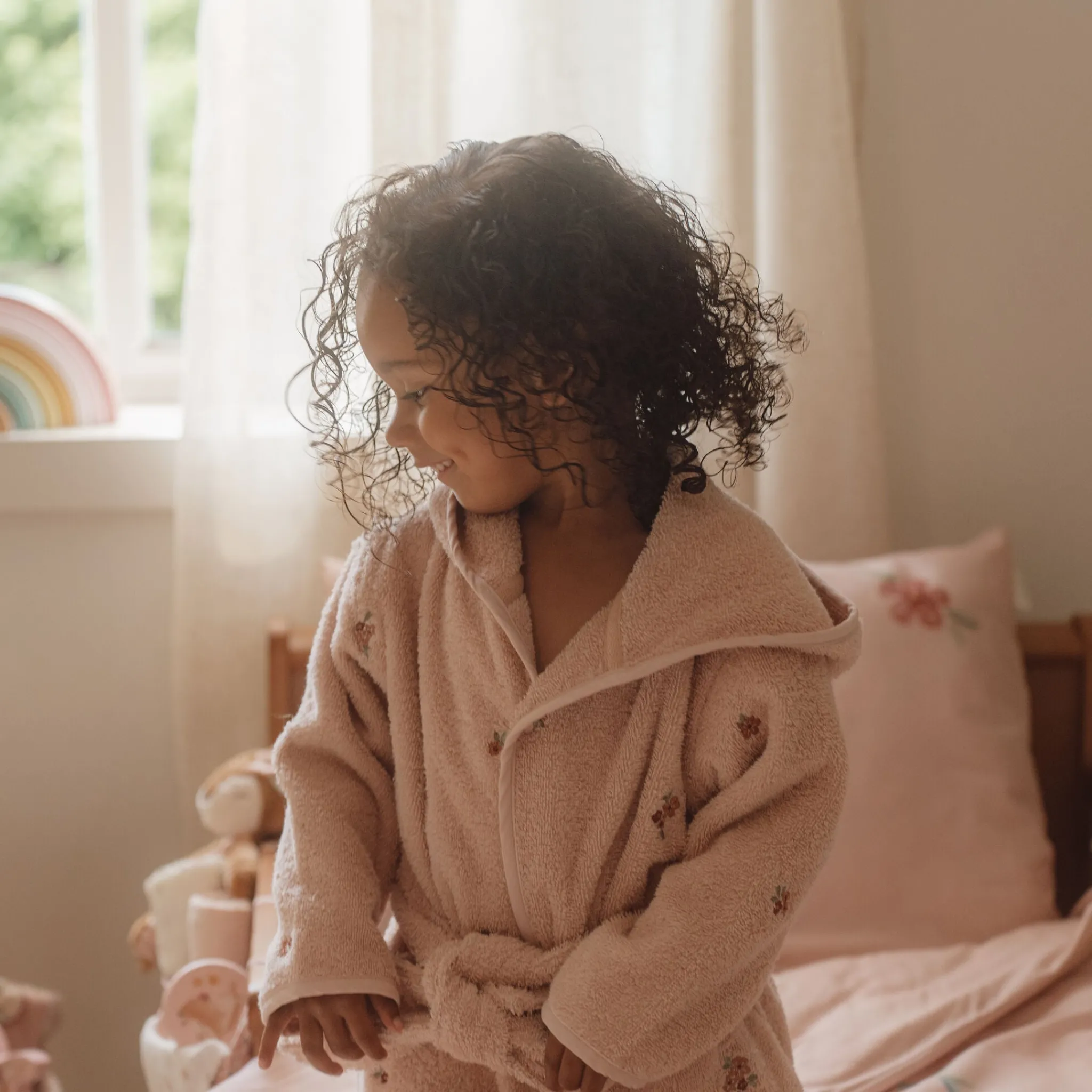 Little Dutch B2C Bathrobe - Pink - Fairy Garden Outlet