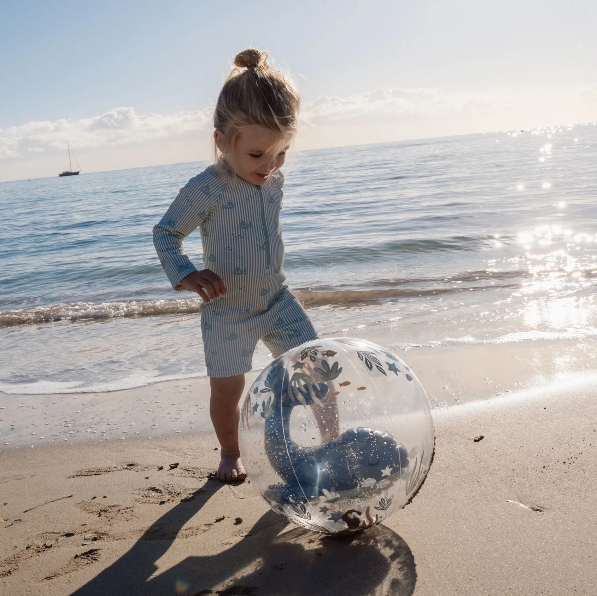 Little Dutch Beach Ball - 3D Whale - Ocean World Sale