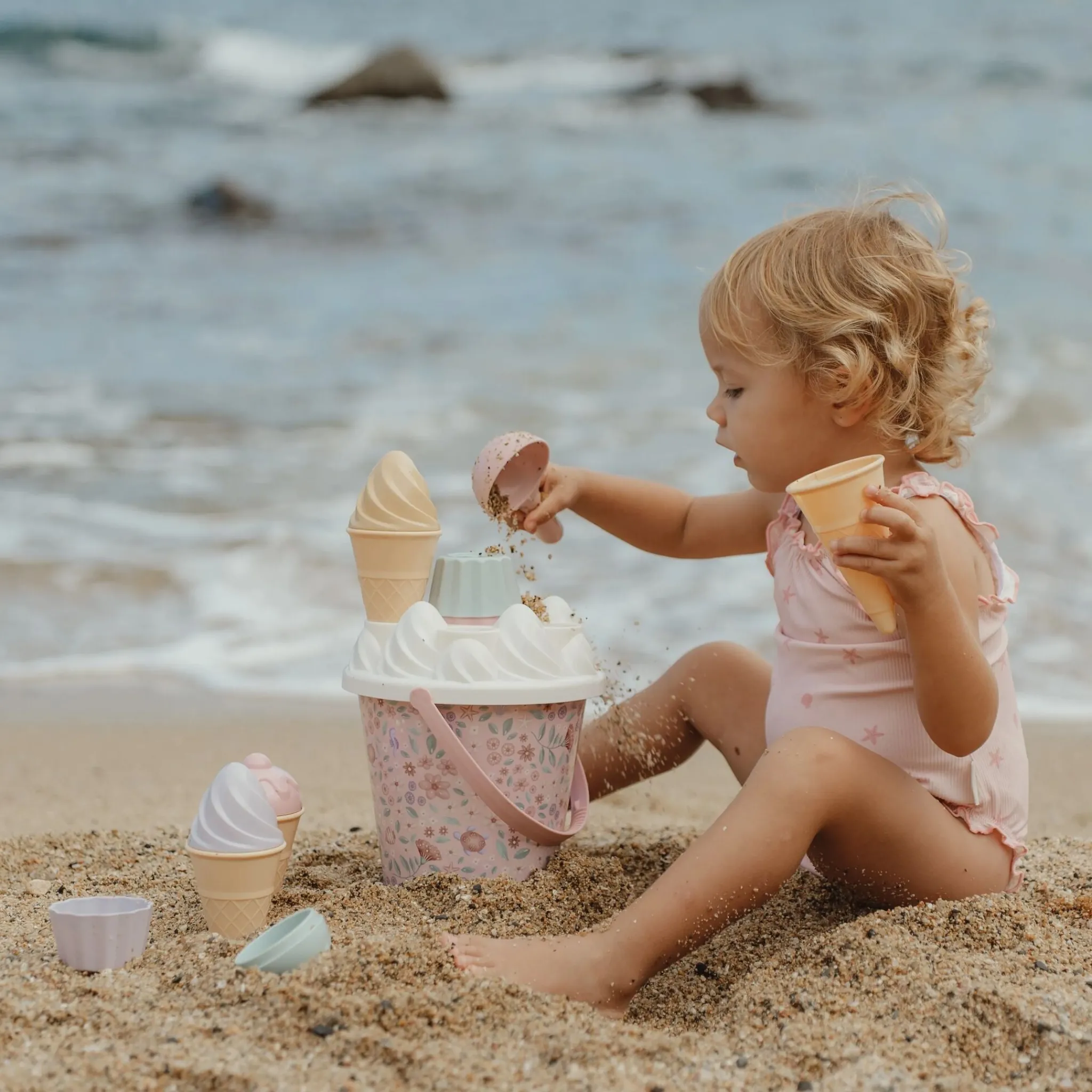 Little Dutch Beach Set Ice Creams - Set of 14 - Dreamy Mermaid New