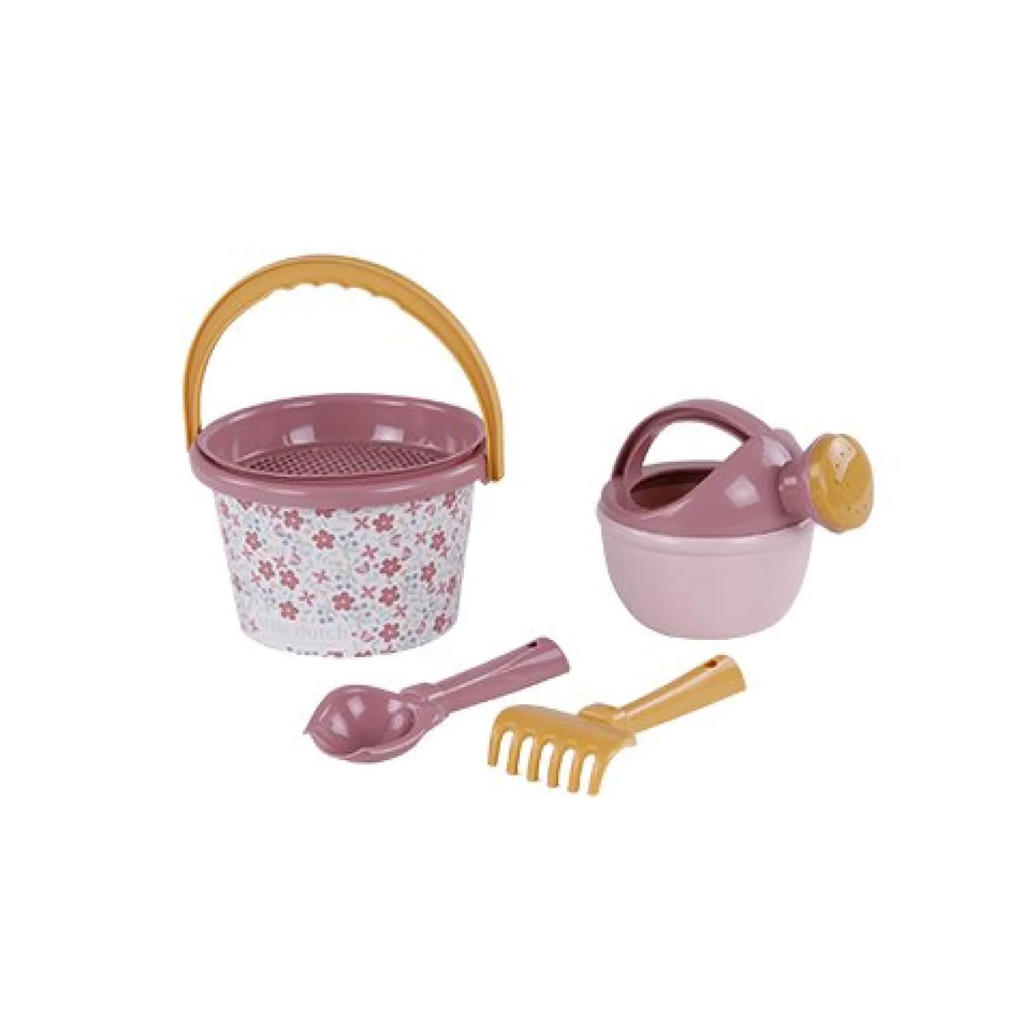Little Dutch Beach set Pink Flowers Set of 5 Clearance