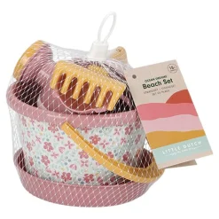 Little Dutch Beach set Pink Flowers Set of 5 Clearance