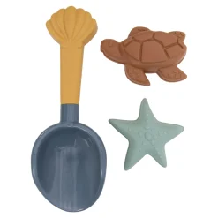 Little Dutch Beach Set Shovel and Sand Molds - Blue - Ocean World Online