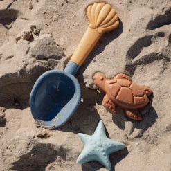 Little Dutch Beach Set Shovel and Sand Molds - Blue - Ocean World Online