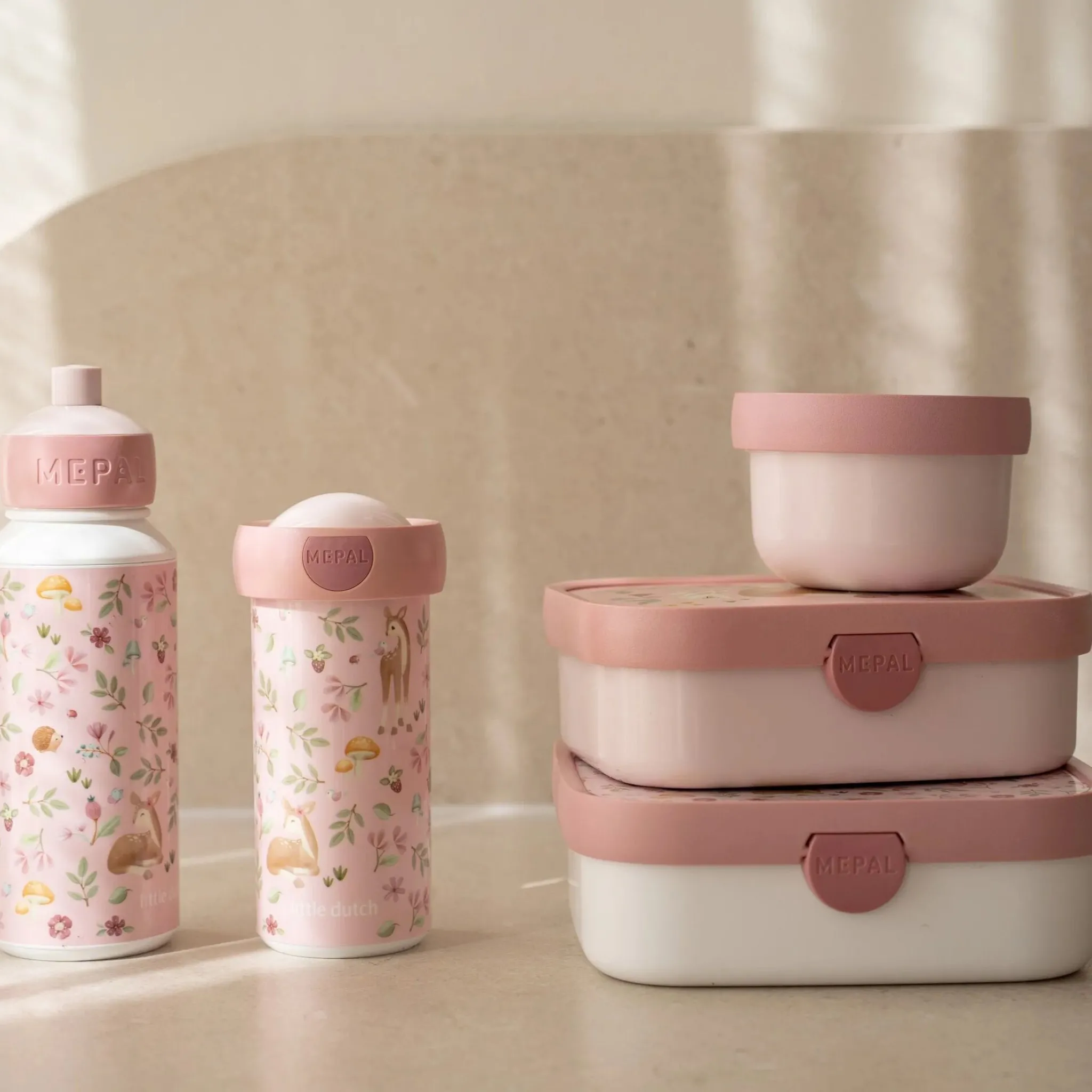 Little Dutch Bento Lunchbox Campus Large - Fairy Garden Hot
