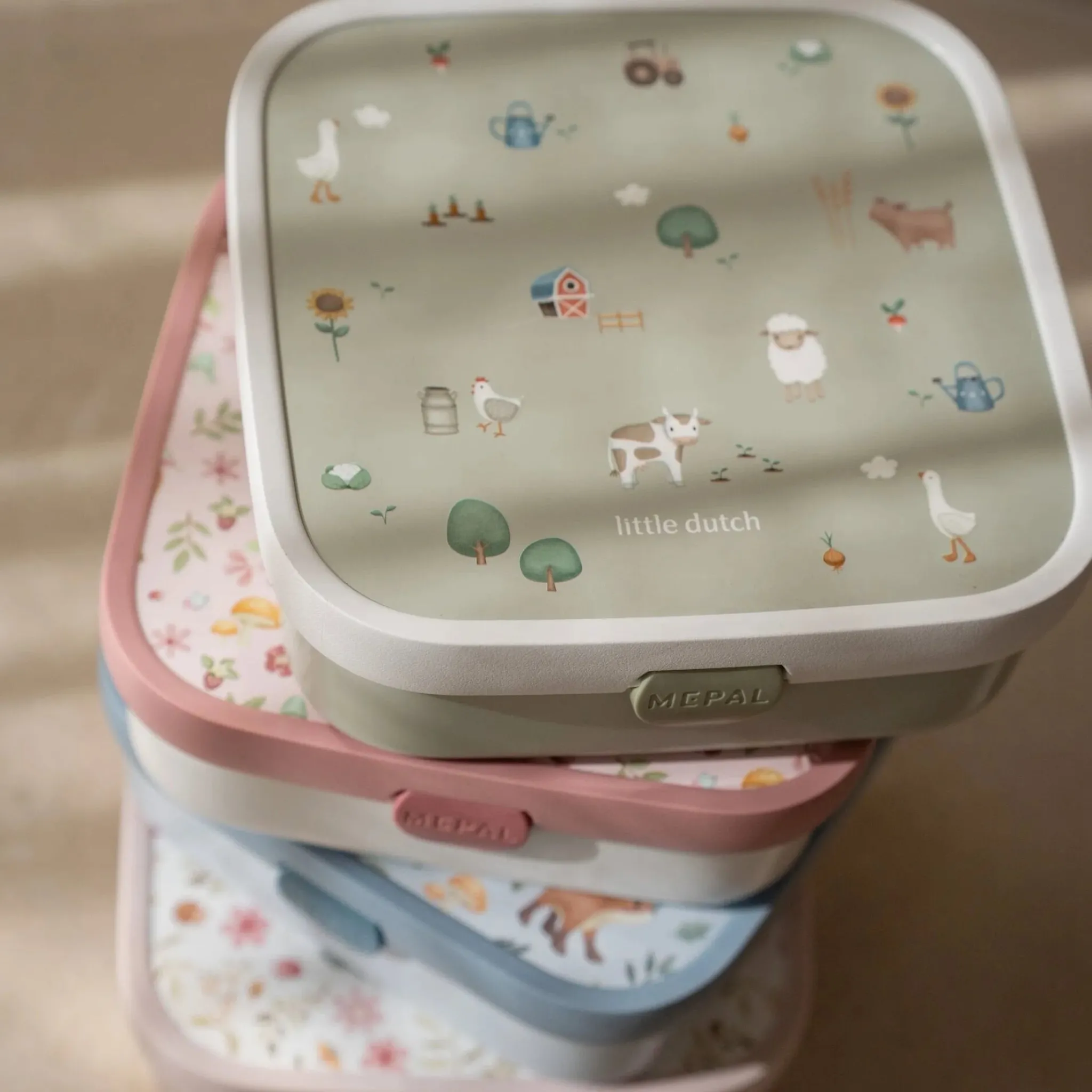 Little Dutch Bento lunchbox large Little Farm New
