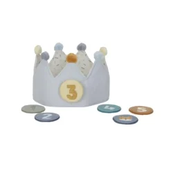 Little Dutch Birthday crown - blue Clearance