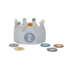 Little Dutch Birthday crown - blue Clearance