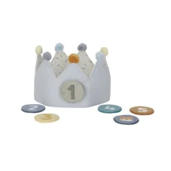 Little Dutch Birthday crown - blue Clearance