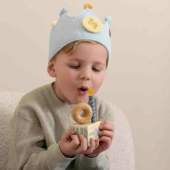 Little Dutch Birthday crown - blue Clearance