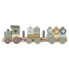 Little Dutch Block train tractor Little Farm Discount