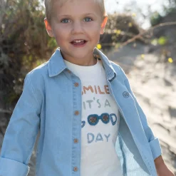 Little Dutch Blouse - Long Sleeve - Blue Clearance