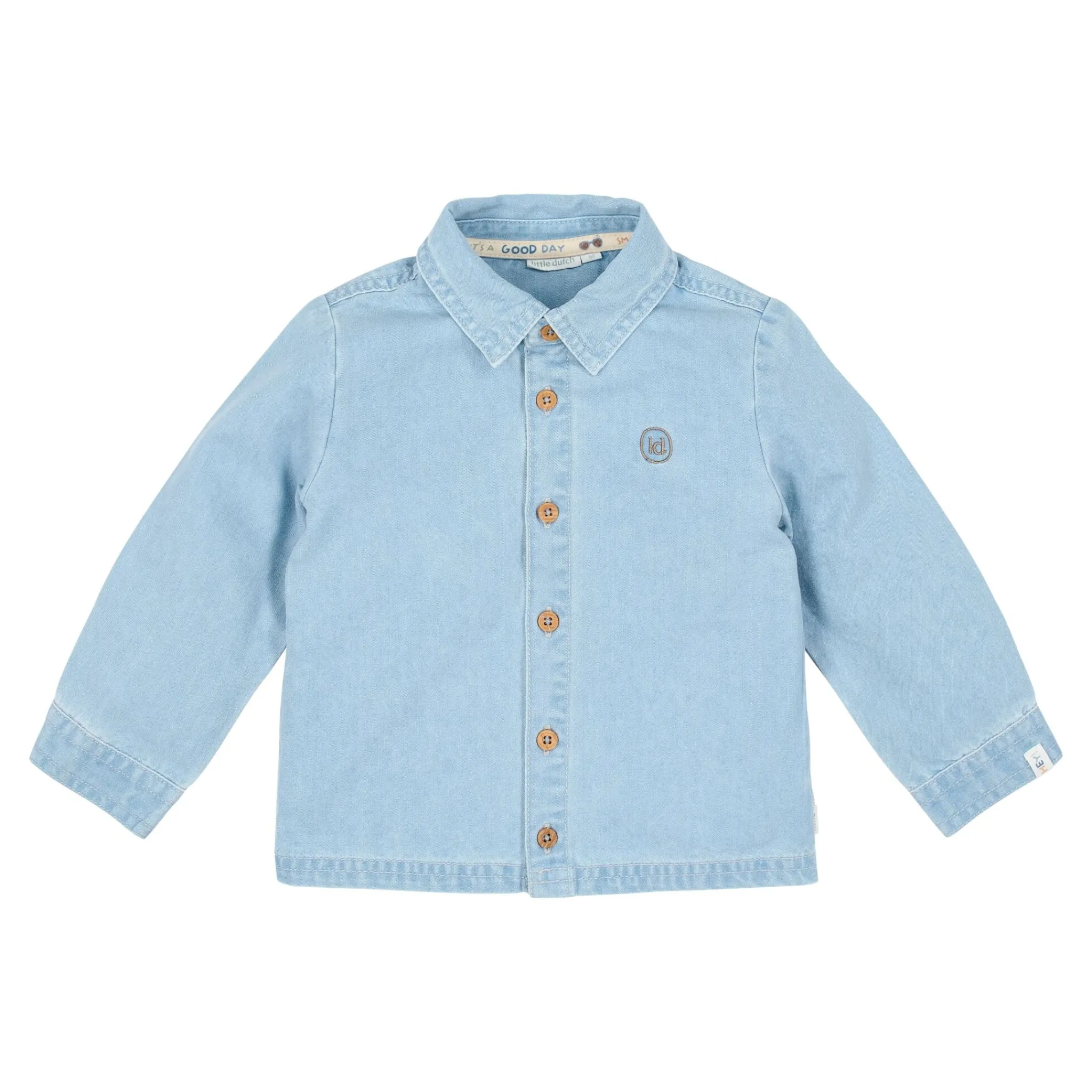 Little Dutch Blouse - Long Sleeve - Blue Clearance