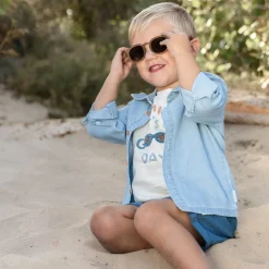 Little Dutch Blouse - Long Sleeve - Blue Clearance