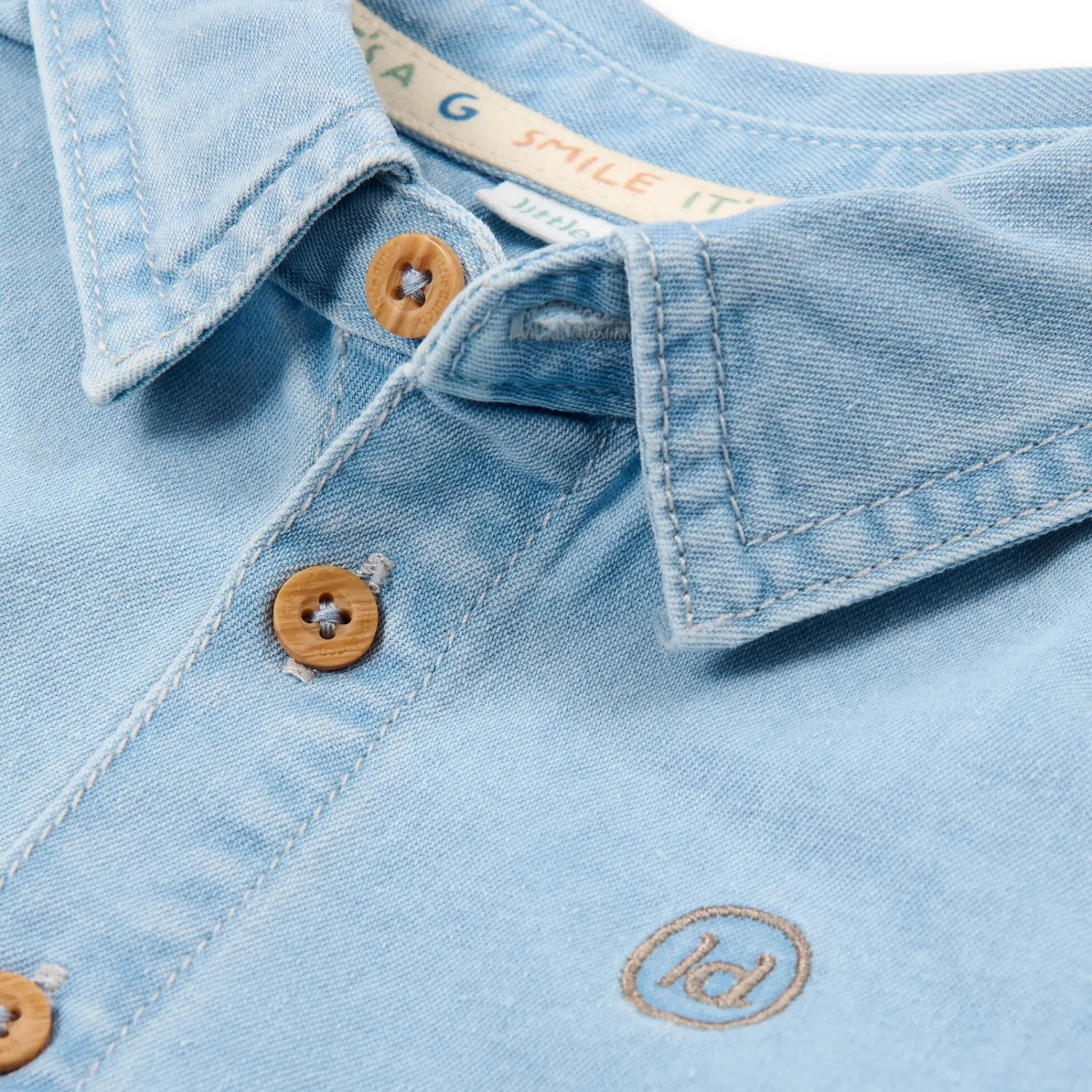 Little Dutch Blouse - Long Sleeve - Blue Clearance
