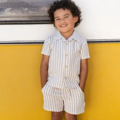 Little Dutch Blouse - Short sleeve - Multi Stripe New