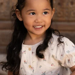 Little Dutch Blouse - Short sleeve - Sand