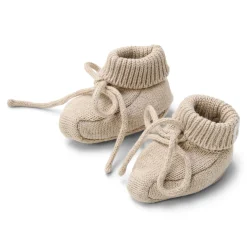 Little Dutch Booties - Beige - Newborn Naturals Discount