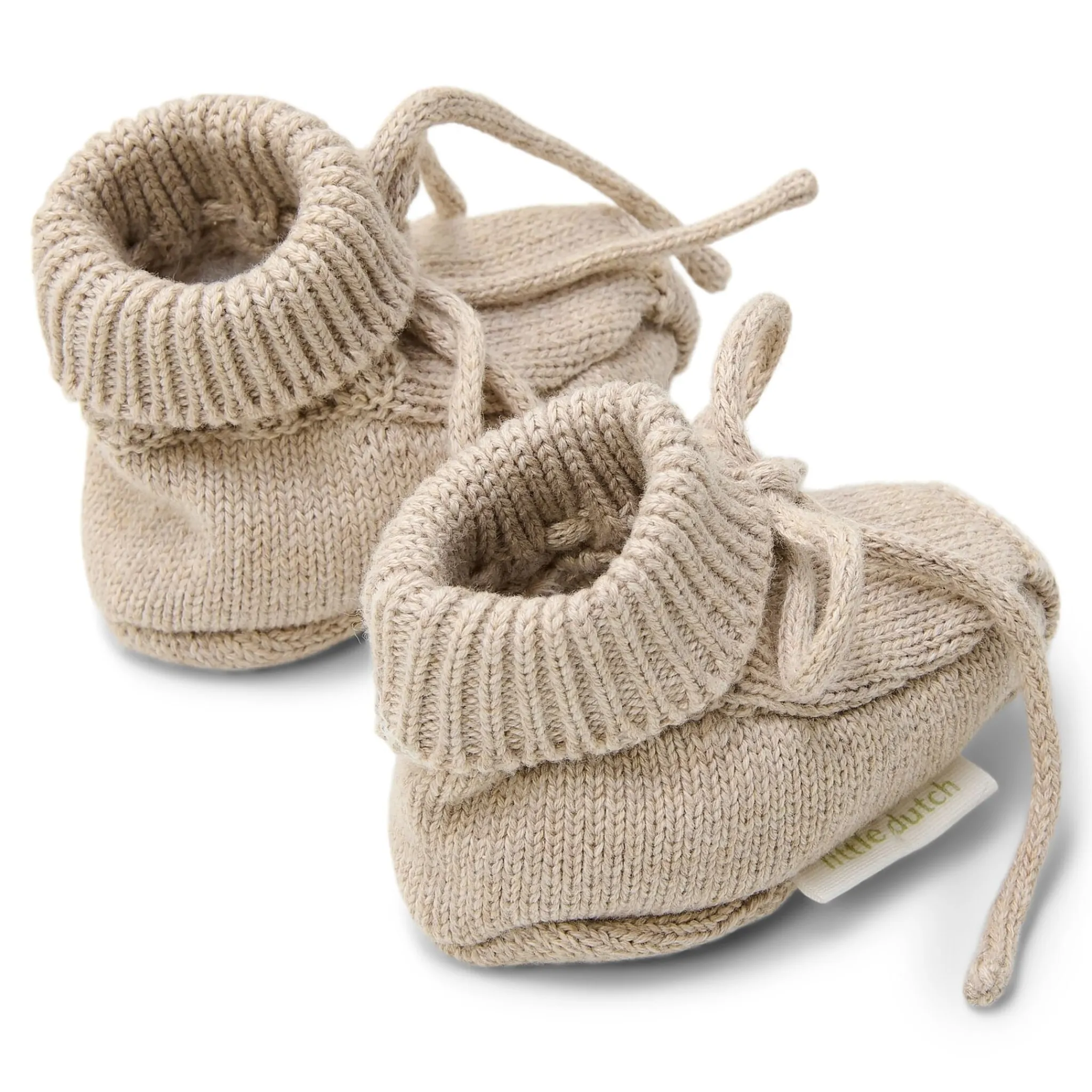 Little Dutch Booties - Beige - Newborn Naturals Discount