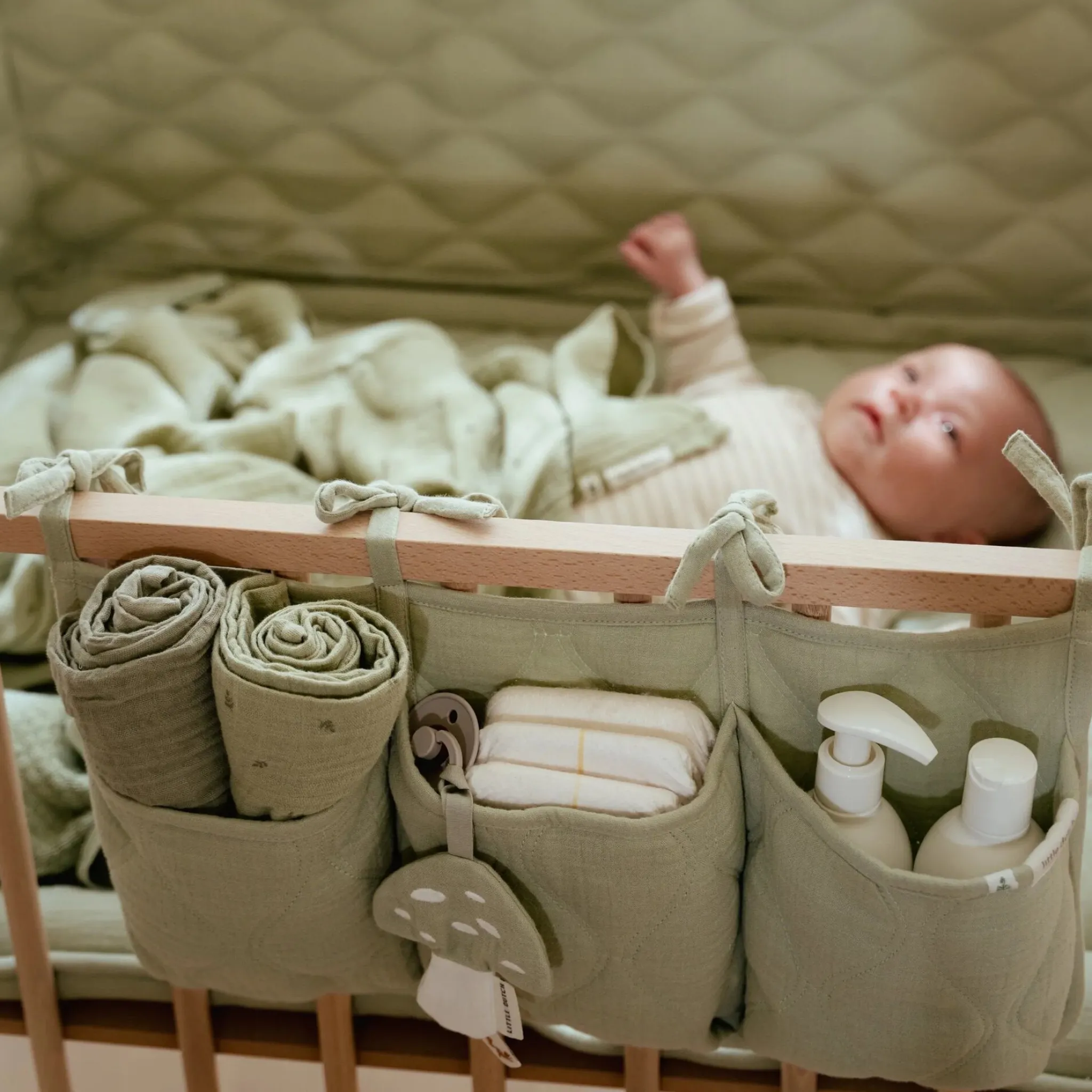 Little Dutch Box organizer - Green - Essentials Clearance