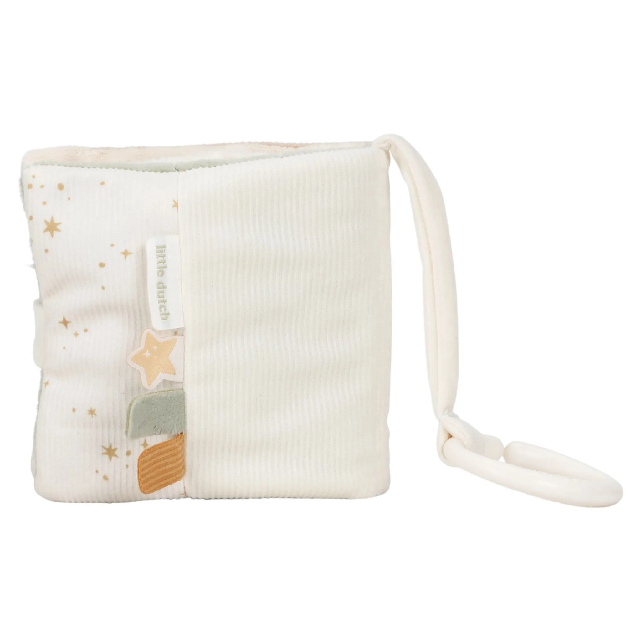 Little Dutch Buggy booklet - White - Newborn Naturals