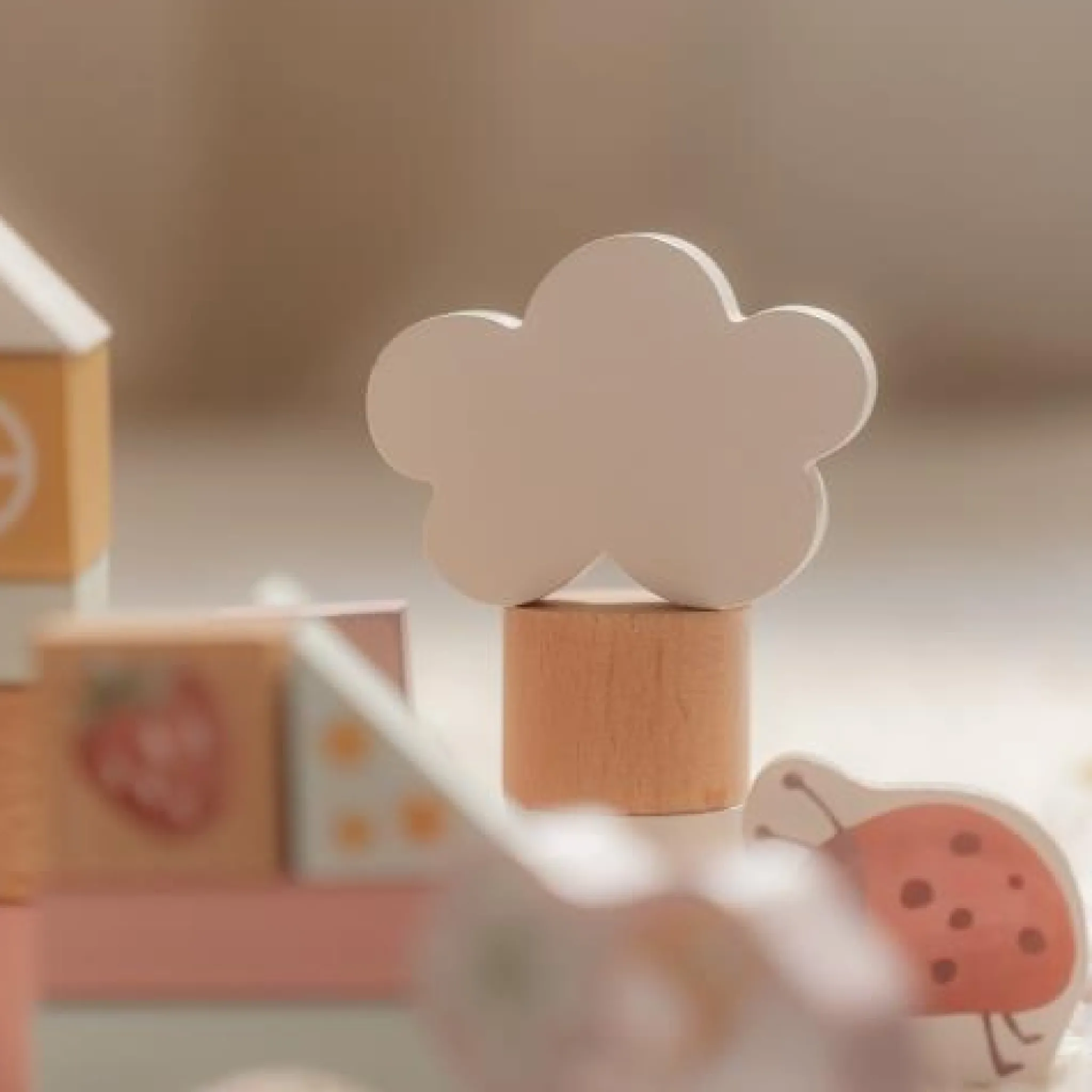 Little Dutch Building Blocks - Pink - Fairy Garden Hot
