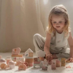 Little Dutch Building Blocks - Pink - Fairy Garden Hot