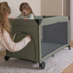 Little Dutch Camping bed - Green - Essentials New