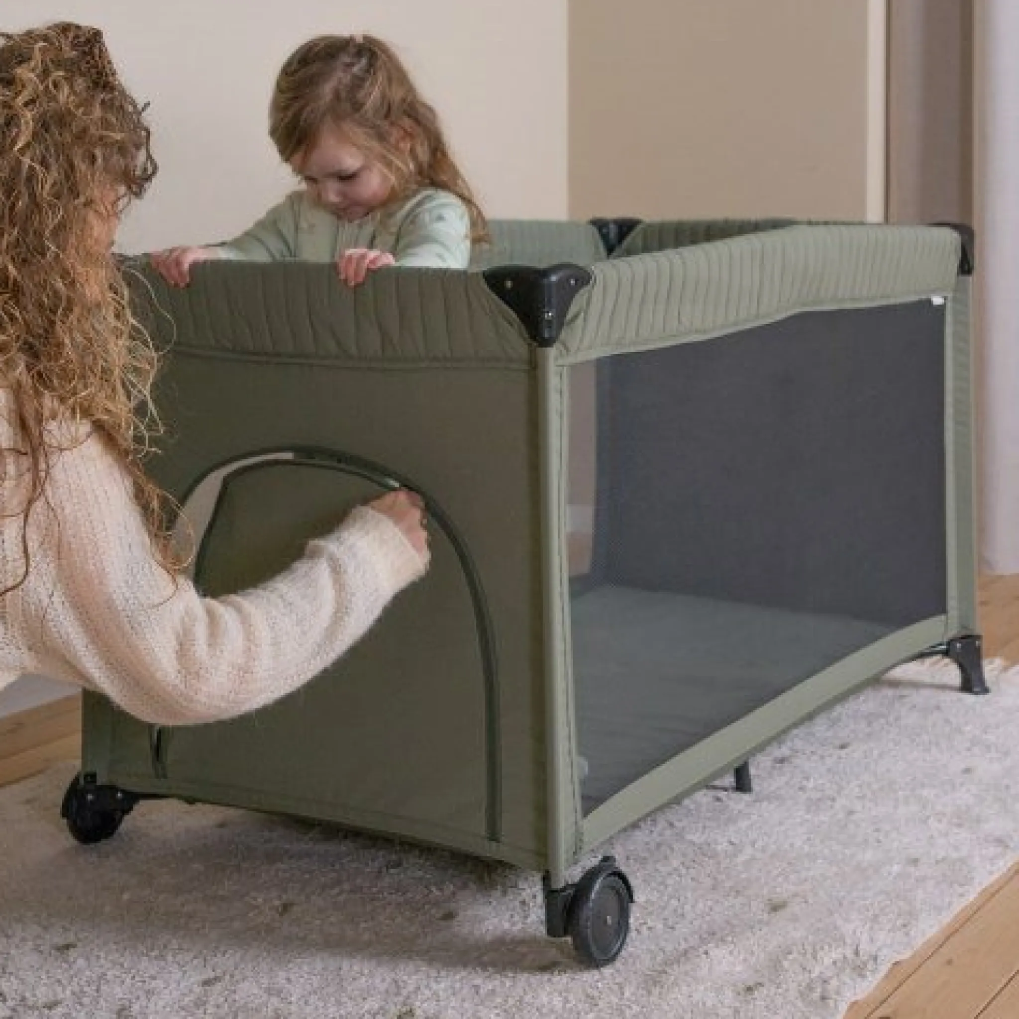 Little Dutch Camping bed - Green - Essentials New